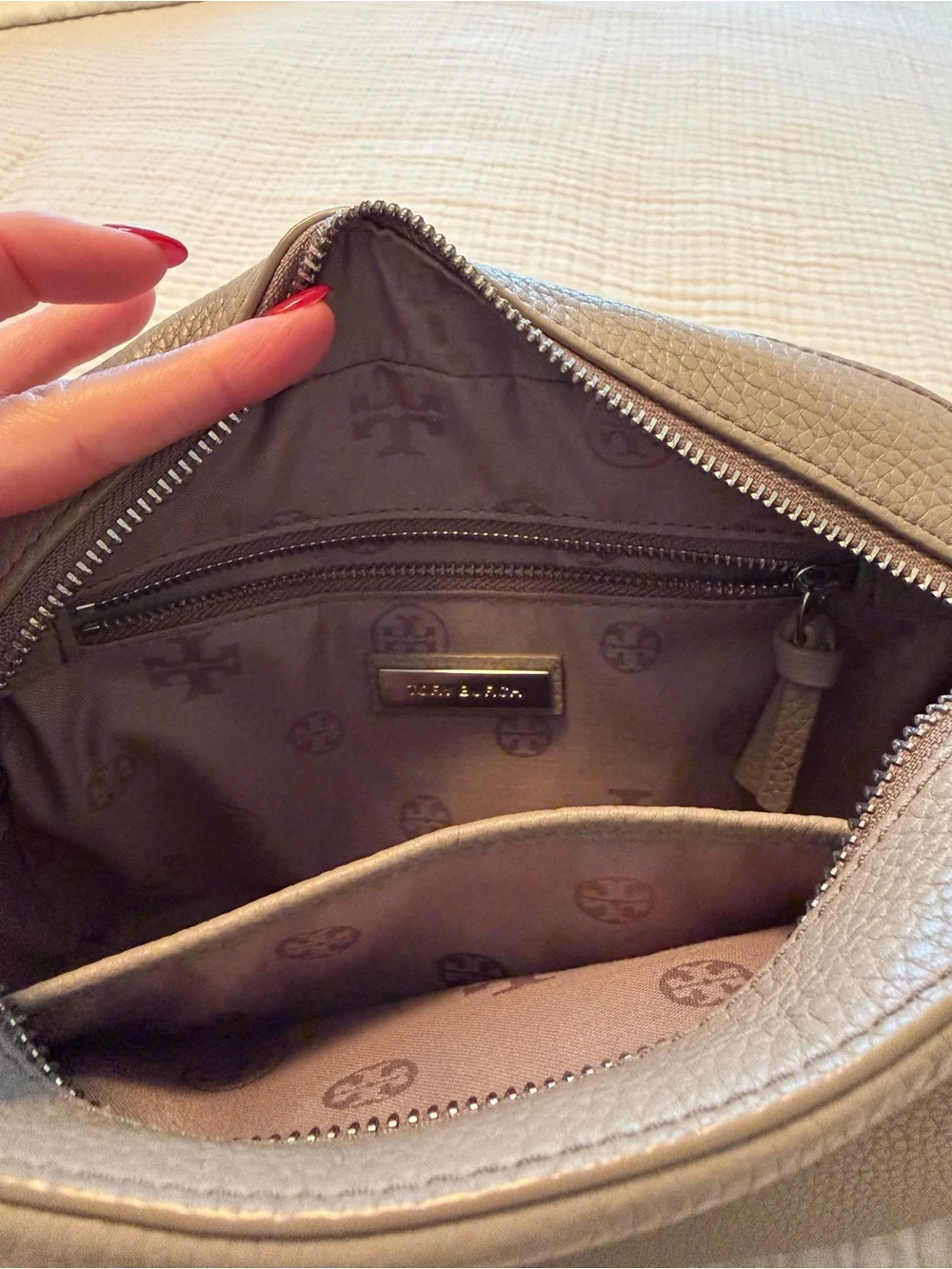 Tory Burch Pebbled Leather Bag